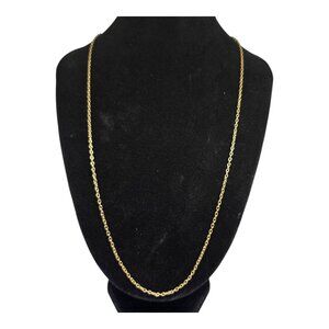Joan Rivers Gold Tone Chain Necklace Adjustable Signed Designer Jewelry